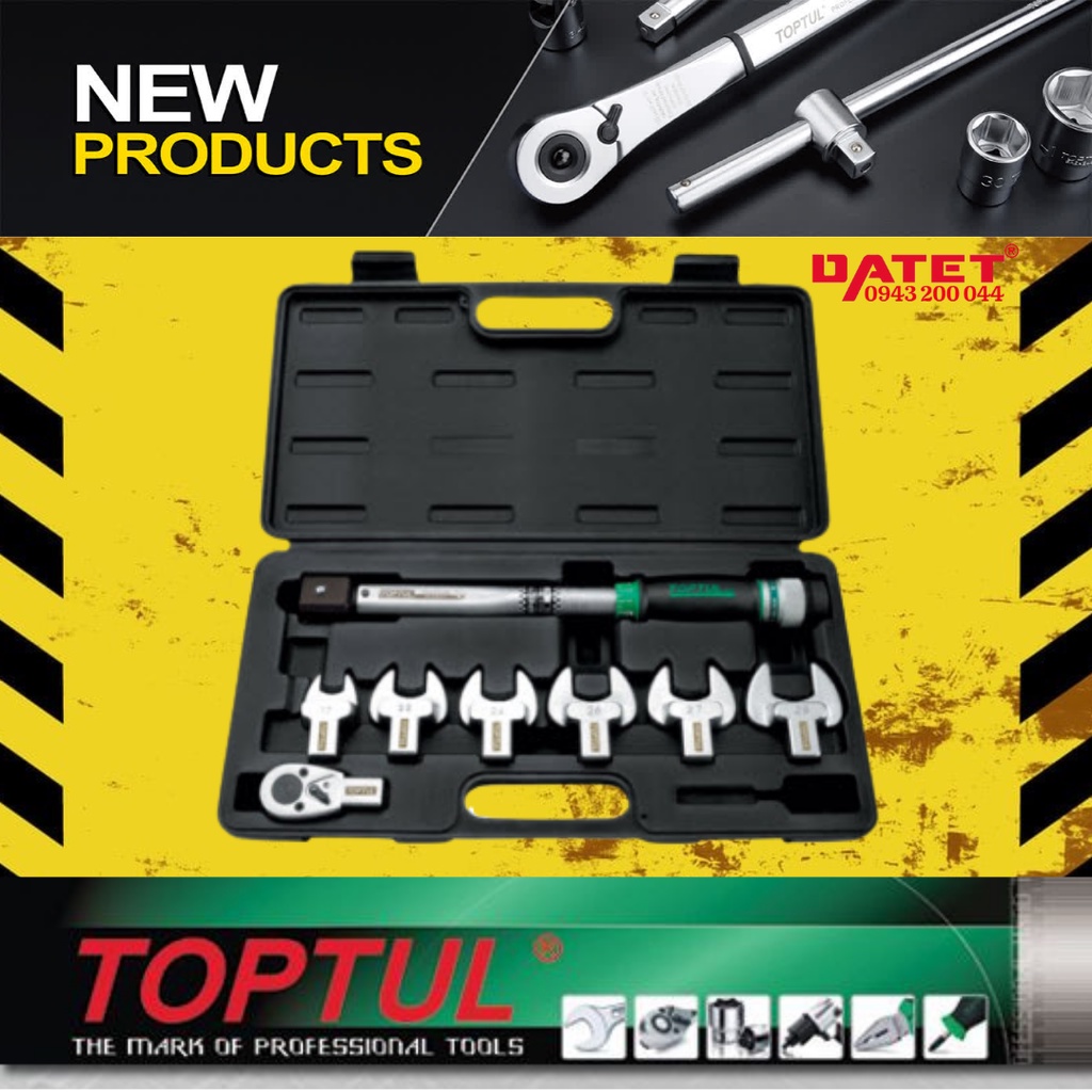 Bộ cần xiết lực Toptul 8 chi tiết GAAI0801