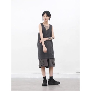Áo tanktop layer vintage wash
