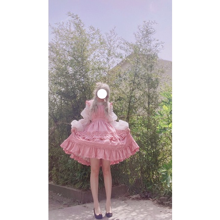 YAS0438-Váy Lolita vintage phong cách đồng quê