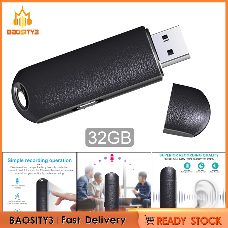 Usb Ghi Âm Giọng Nói Kỹ Thuật Số Baosity3 4gb