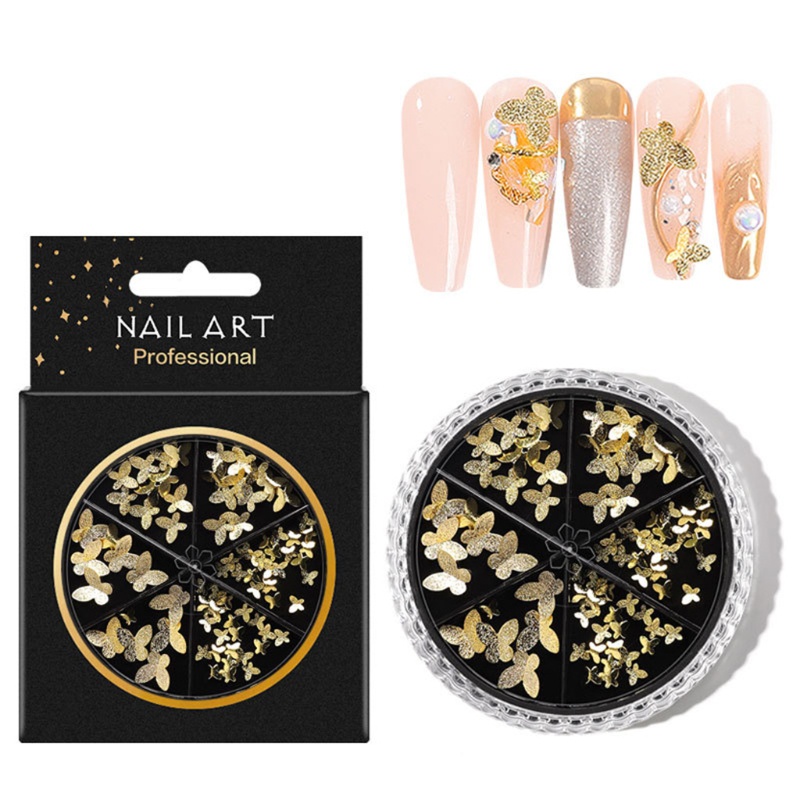 Hộp Đá 3D Lấp Lánh Trang Trí Móng Tay Nghệ Thuật