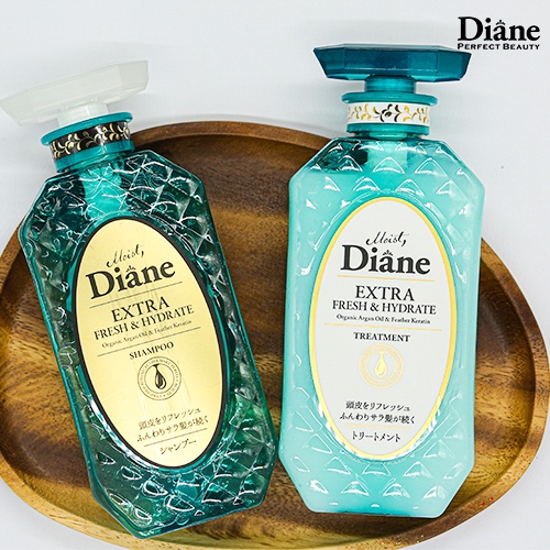 Cặp gội xả kiềm dầu Moist Diane Extra Fresh &amp; Hydrate 450mlx2