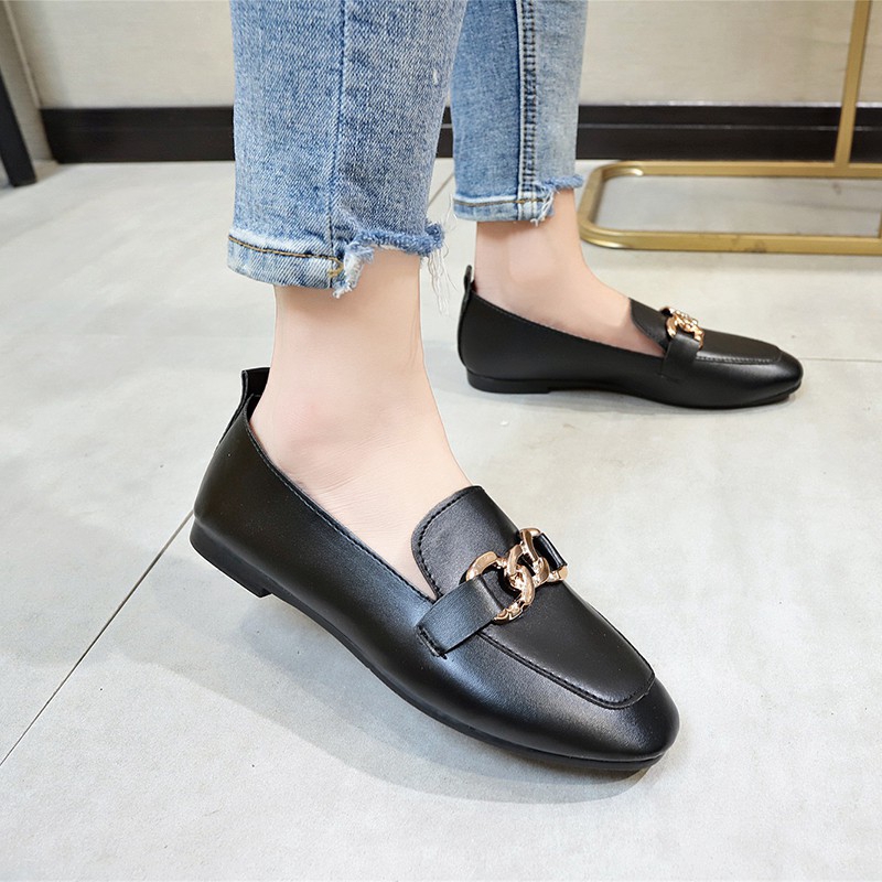 Giày Lười 8251730 Đế Bằng Phong Cách Ulzzang Thời Trang Dành Cho Nữ