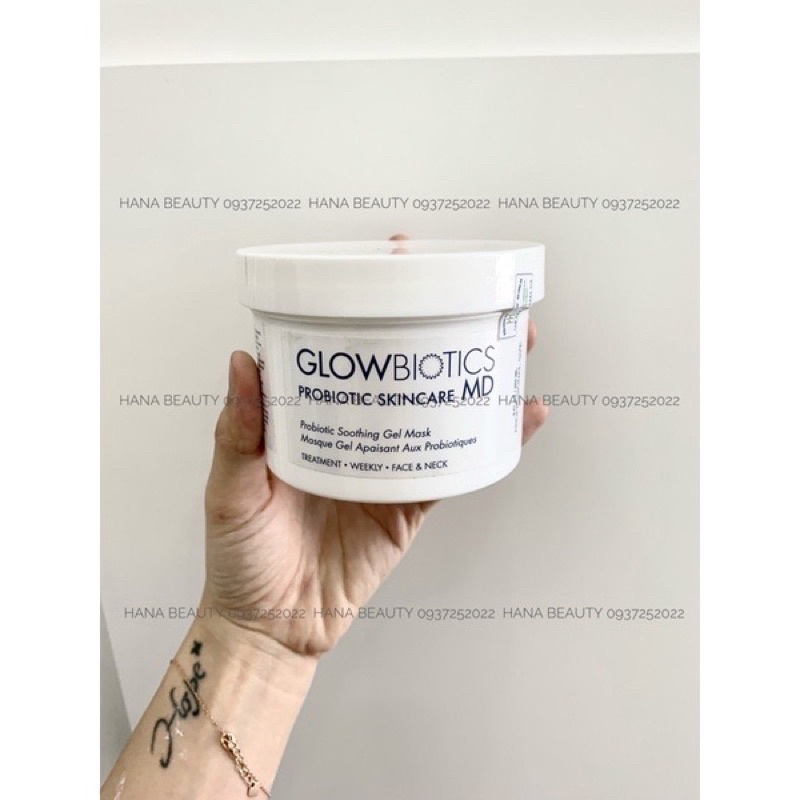 Mặt nạ phục hồi tái tạo và siêu cấp nước Glowbiotics Soothing Gel Mask