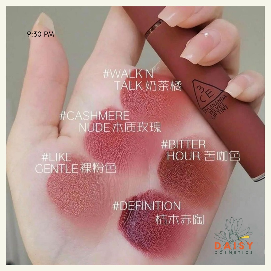 [Có màu mới 2021] Son kem lì 3CE Velvet Lip Tint (Đủ màu) | BigBuy360 - bigbuy360.vn