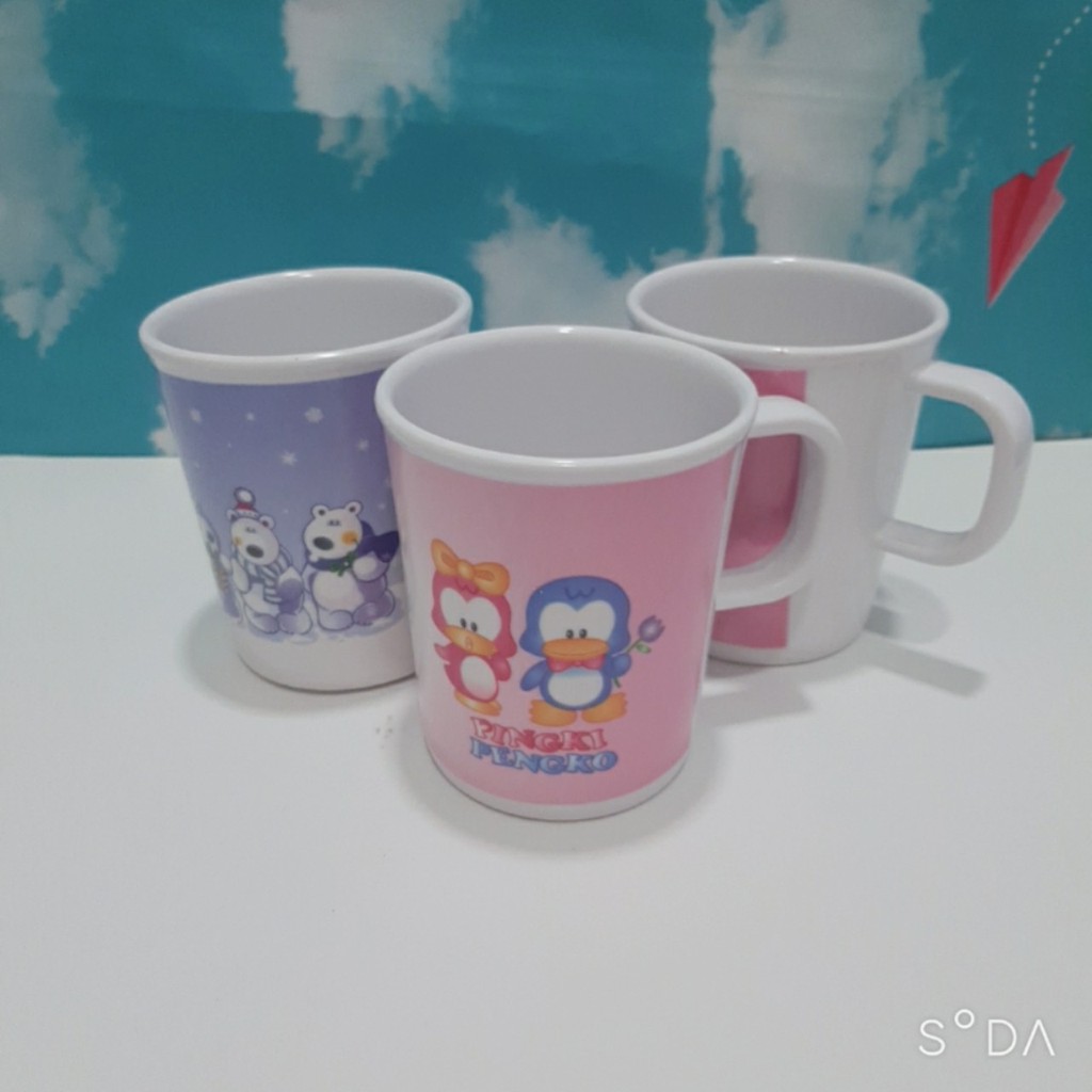 Ca uống Nước Có In Hình Làm Từ Nhưa Melamine Cao Cấp