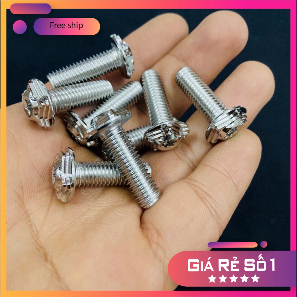 HCM  ỐC ĐĨA 8LY SALAYA SỬ DỤNG CHO CÁC LOẠI XE HONDA, YAMAHA, SUZUKI ĐỒ CHƠI XE MÁY GIÁ SỈ