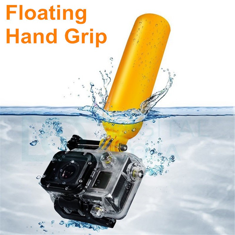 Phao đỡ nổi trên nước có dây đeo cổ tay tiện dụng dành cho nhiều loại gopro