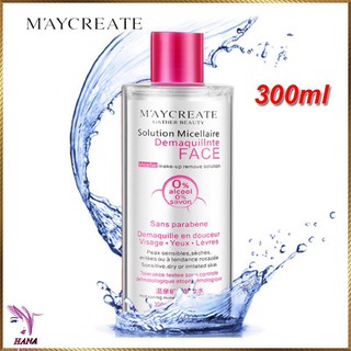 Nước tẩy trang🍁𝑭𝒓𝒆𝒆𝒔𝒉𝒊𝒑🍁Nước tẩy trang Maycreate cho da dầu,da mụn 300ml