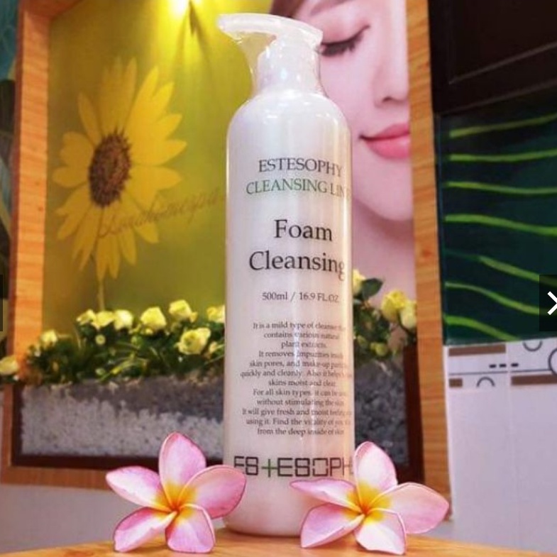 ( Chính Hãng ) Sữa Rửa Mặt Tạo Bọt Trắng Hồng Sáng Mịn Dùng Cá Nhân SPATMV ( Estesophy ) Foam Cleansing 500ml | BigBuy360 - bigbuy360.vn