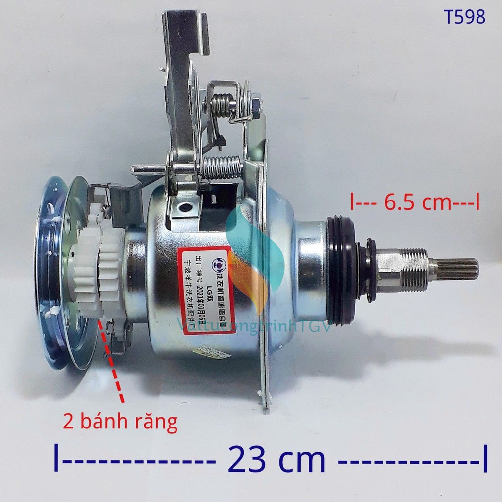 Bộ hộp số 2 nhông cho máy giặt LG