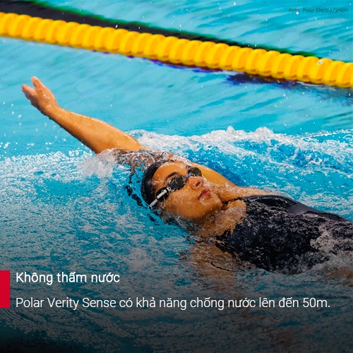 Dây Đeo Tay Cảm Biến Đo Nhịp Tim Polar Verity Sense - Bảo hành chính hãng 12 tháng