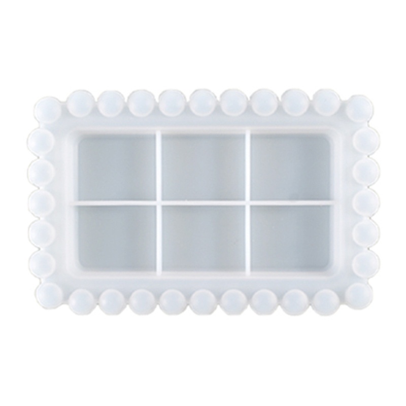 Khuôn Silicone Hình Chữ Nhật Dùng Làm Khay Đựng Trái Cây DIY