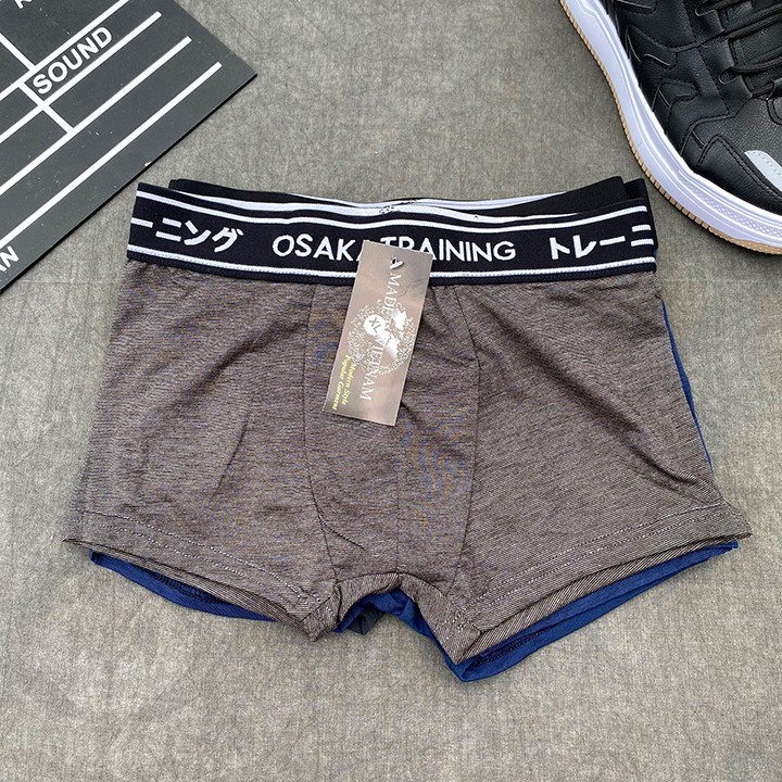Quần Sịp Đùi Nam Chất Cotton Co Giãn 4 ChiềuThoáng Mát Cạp,Màu Ngẫu Nhiên