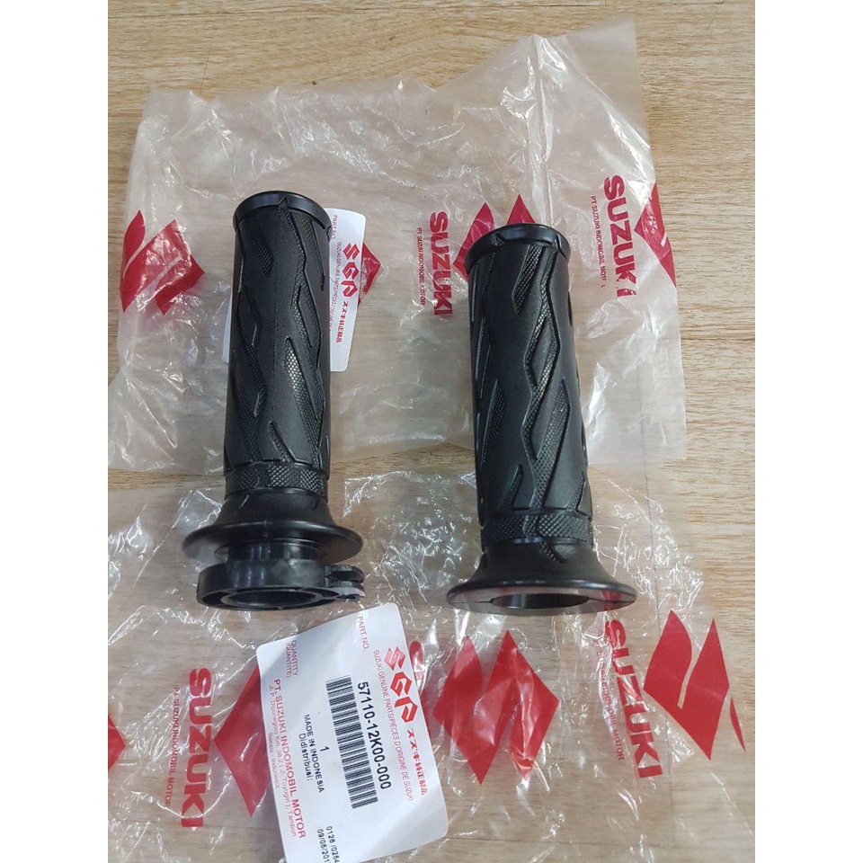 Cặp bao tay , cùm ga zin Satria Raider Fi chính hãng Suzuki indo