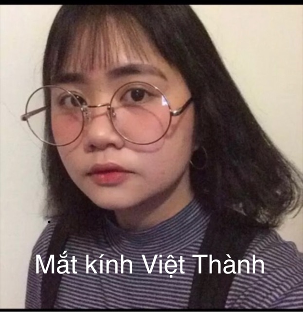 mắt kính teen nobita tròn 2022 gọng kính tròn Vintage tiktok GT02