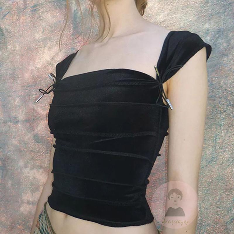 Áo Tank Top Hai Dây Màu Sắc Đơn Giản Thời Trang Mùa Hè Cho Nữ