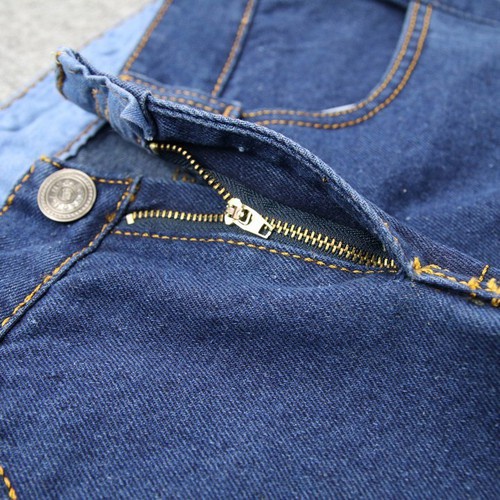 Quần Short Jean Nam BASIC MAN xanh Nước Biển