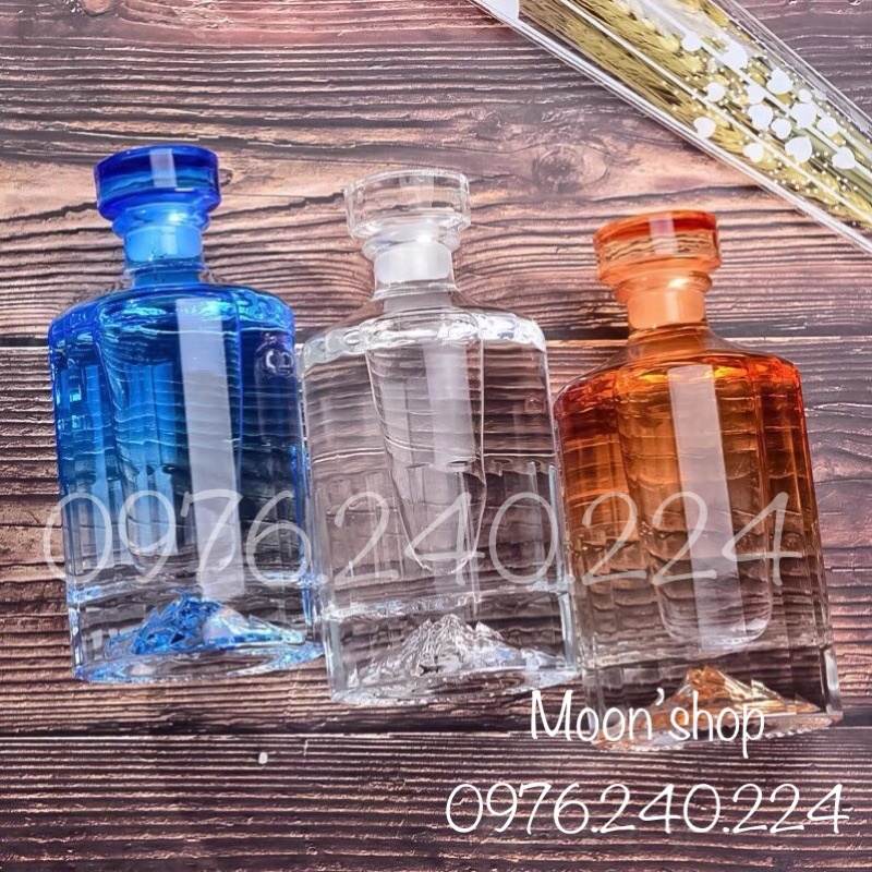 Bình đựng rượu thuỷ tinh mẫu Hibiki 500ml