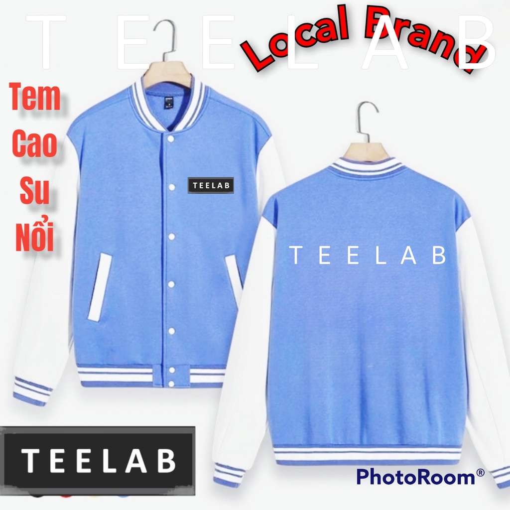 👉💥 Áo khoác TEELAB jacket Bomber Nỉ Bông unisex - Áo khoác Ullzang Basic có form rộng XL