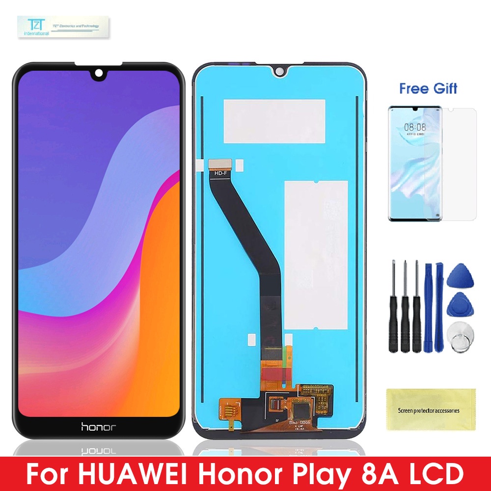 < Với khung > Zin Màn Hình điện thoại Cho Huawei honor 8A / Huawei Y6 2019 / Y6 Prime 2019 LCD thay thế màn hình