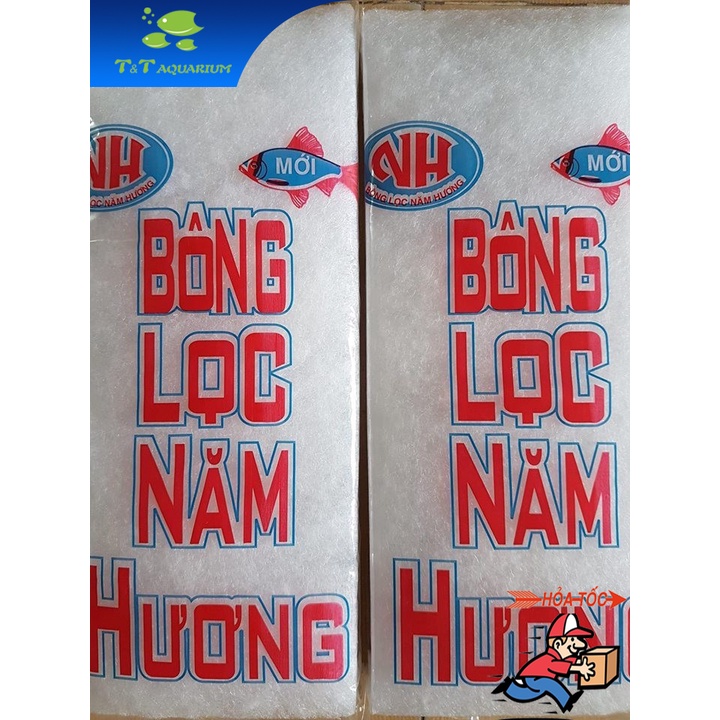 Bông Gòn Lọc Cho Bể Cá Cảnh (Thái Hòa, Năm Hương, Senda, Hoàng Nam)