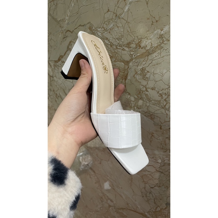 ẢNH THẬT mã M88 GUỐC NỮ MỘT BẢN VÂN RẮN TRƠN GÓT DẸT CAO 5P