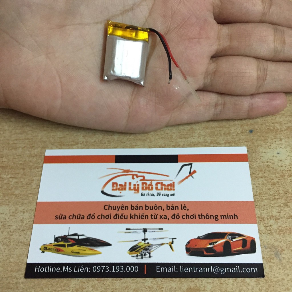 Pin hàn 3.7v dung lượng 220mah dành cho trực thăng