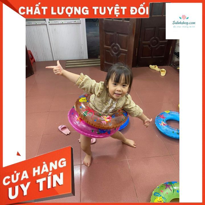 (Hàng Chuẩn) Phao bơi cho bé hình tròn 50cm (Dành cho bé dưới 6 tuổi)