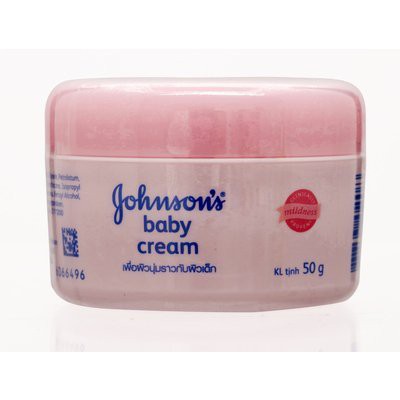 Kem dưỡng da Johnson's Baby Cream nắp hồng 50g