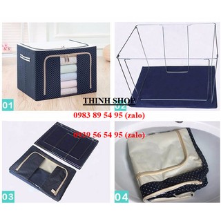 hộp vải đựng quần áo - hộp vải đựng quần áo xếp gọn