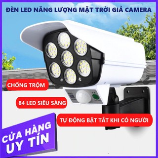 Đèn Led Năng Lượng Mặt Trời Giả Camera Siêu Sáng Kèm Điều Khiển - Tự Động Bật Tắt