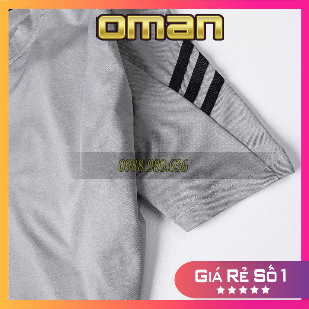 Bộ thể thao nam thun lạnh, bộ đồ nam thể thao tập gym thun lạnh co giãn 4 chiều BO02 - OMAN