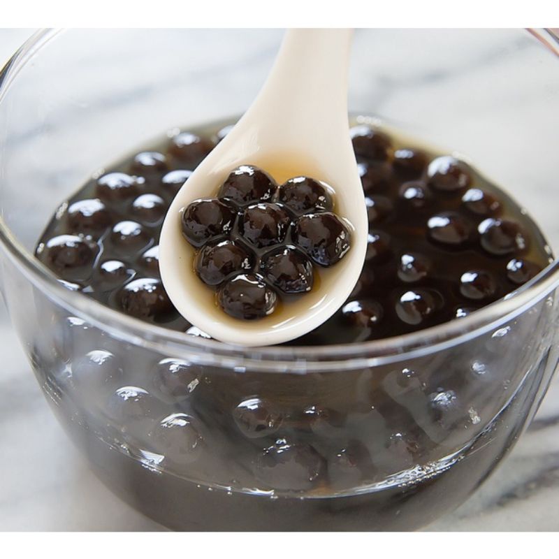 Gói 1kg Trân Châu Đen - Trắng - Hoàng Kim nấu trà sữa trân châu , Topping Trà Sữa