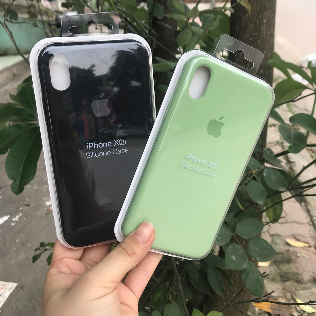 Ốp Chống Bẩn Iphone Xr - Apple Silicon Case Có 30 màu -Hồng Anh Case