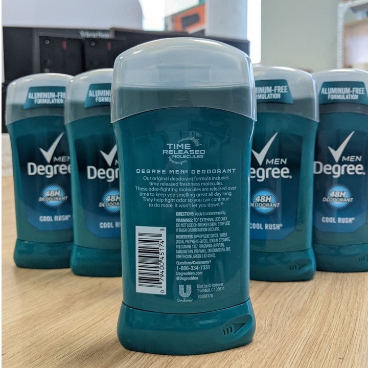 Lăn nách nam Degree Men 48h Antiperspirant 76g (hàng Mỹ)