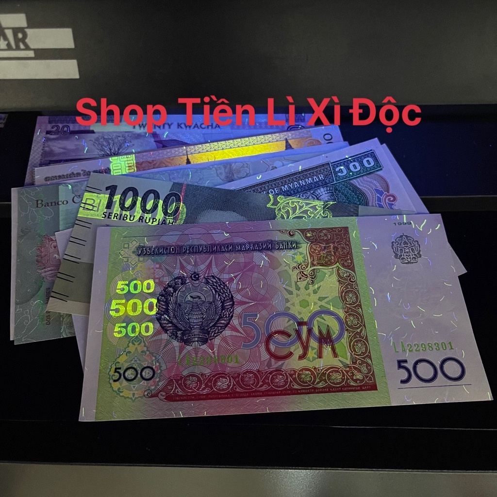 Bộ Tiền Lì Xì Tết 10 Nước Khác Nhau, Lưu Niệm, Để Sưu Tập, Qùa Tặng