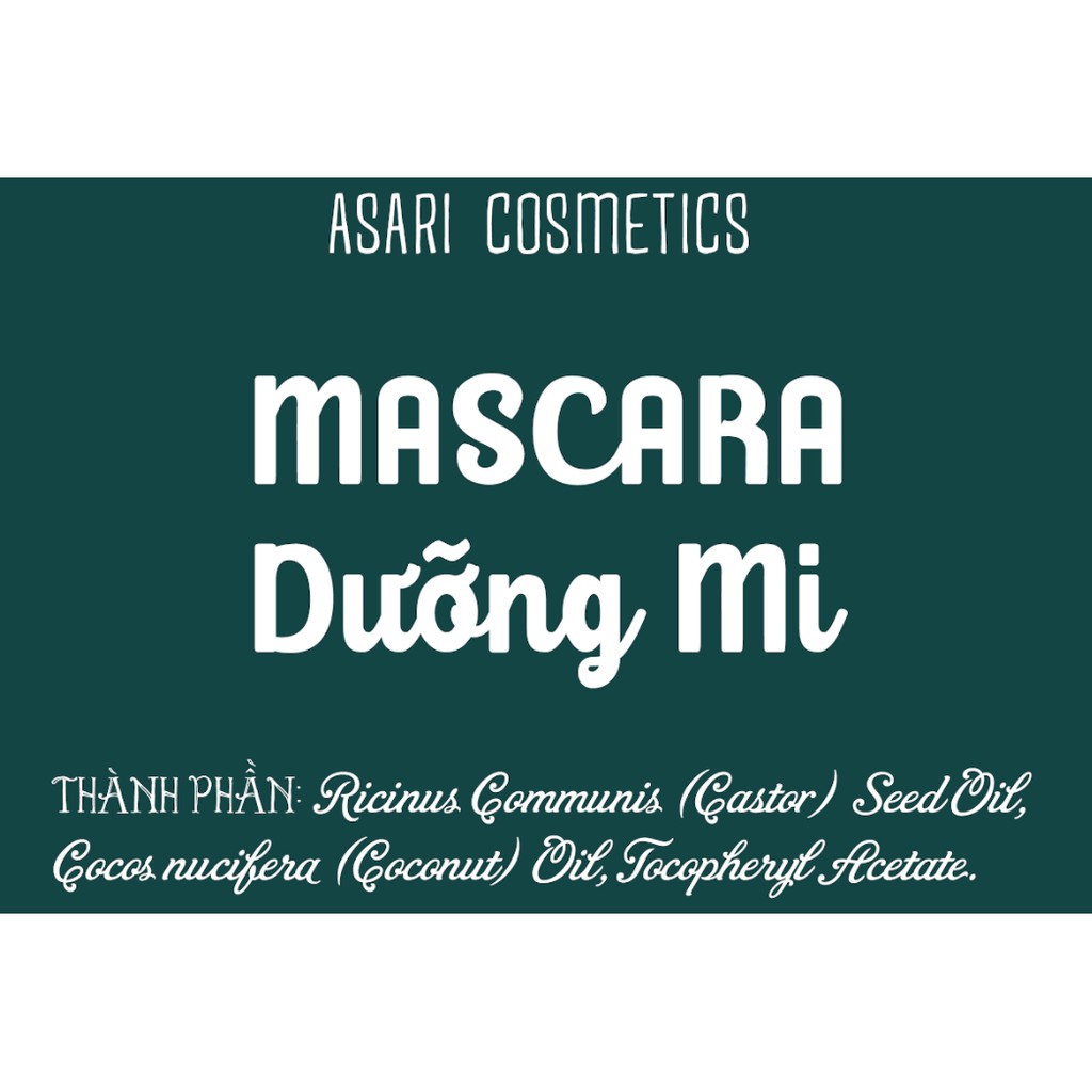 Mascara dưỡng mi Asari Cosmetics