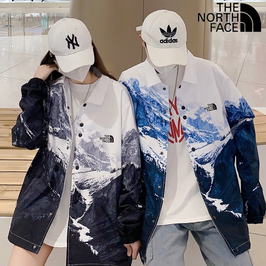 Áo Khoác Thể Thao The North Face 100% Màu Gradient Cá Tính Cho Nam Nữ