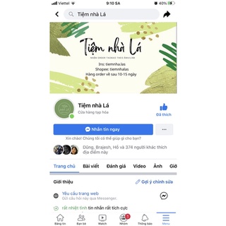 Trả khách order qua fb/ins