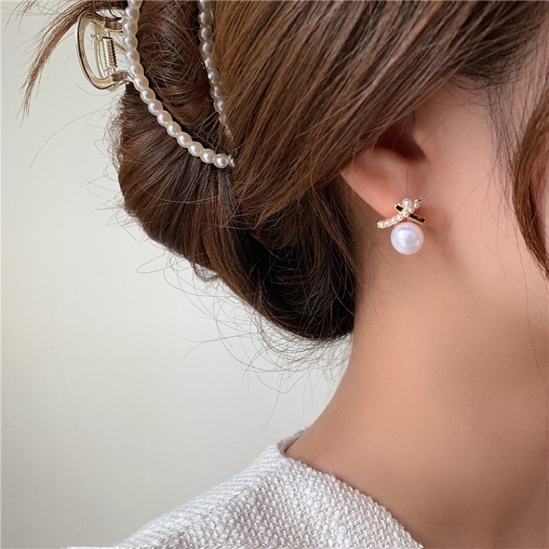 Bông tai đính ngọc sang chảnh cho nữ S925