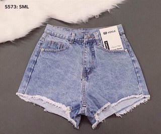 Quần sort jean siêu chất chụp thật