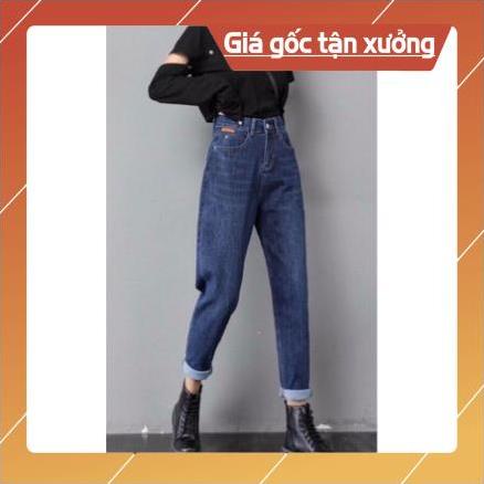 Quần jean bò baggy nữ jeans lưng cao chất đẹp hàng Quảng Châu phong cách Hàn Quốc style hot năm 2021-HAPONO-J048 | BigBuy360 - bigbuy360.vn