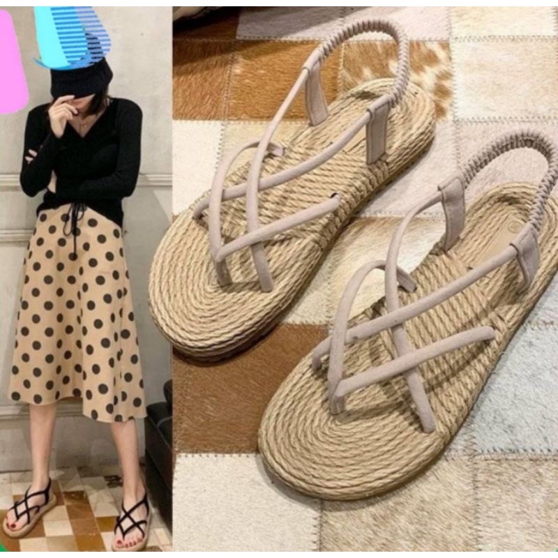SANDAL Giả Cói Chống Nước, Đi Học, Đi Chơi Thoải Mái, Êm Chân