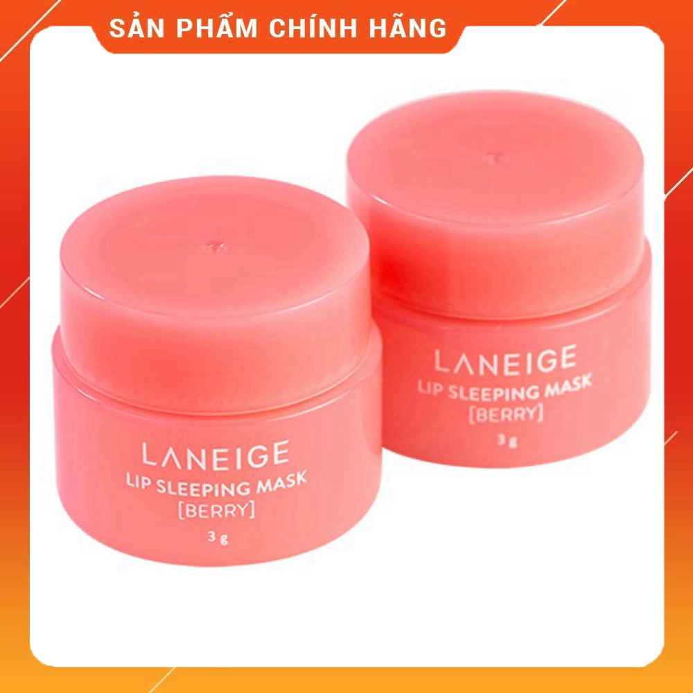 [Mới - Hót] Nạ ngủ môi giúp làm hồng giảm khô môi và dưỡng môi mềm mại Laneige Lip Sleeping Mask 3g