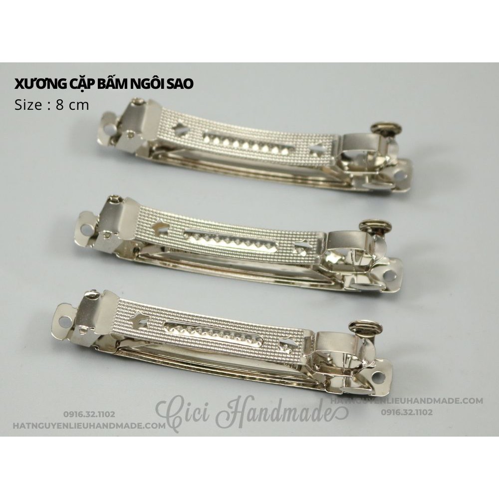 Xương cặp bấm tóc ngôi sao Cici Handmade chuyên hạt đá hạt pha lê hạt cườm hạt trang sức tự làm