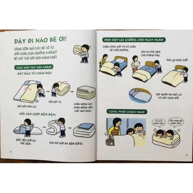 Sách Kỹ Năng - Cẩm Nang Sinh Hoạt Bằng Tranh Cho Bé ( Bộ 4 Cuốn) | BigBuy360 - bigbuy360.vn