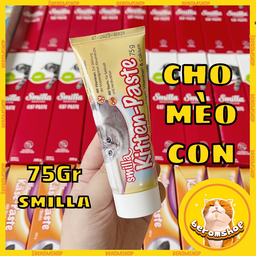 GEL DINH DƯỠNG CHO MÈO CON SMILLA 75G NHẬP ĐỨC GIÁ CỰC RẺ