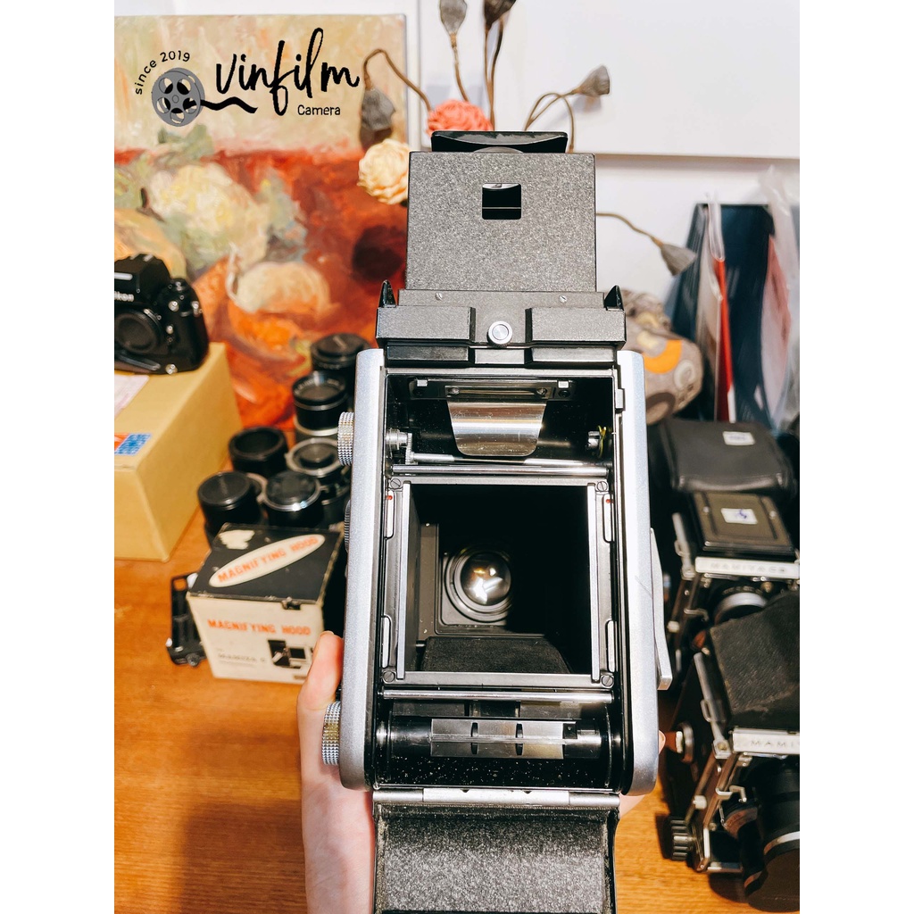 Máy ảnh film TLR Mamiyaflex C3 & Lens Mamiya Sekor 80mm F2.8