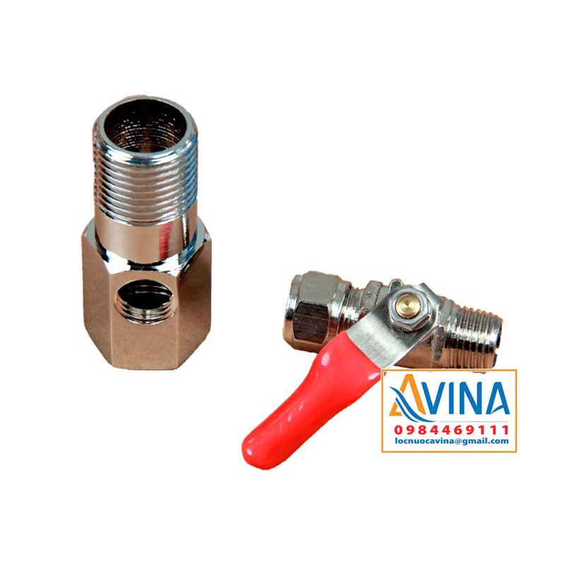 Khoá chia nước đầu nguồn cho máy lọc nước RO gia đình